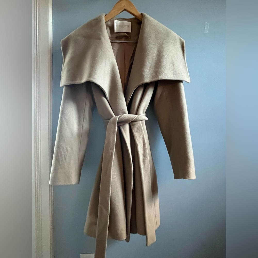 Fleurette wool coat
